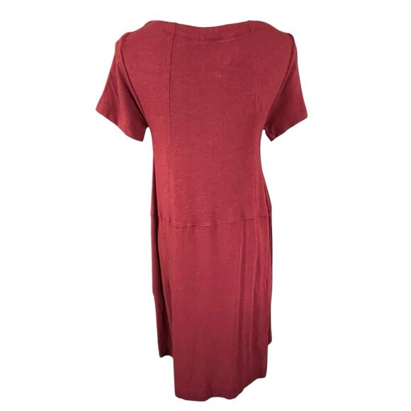 Soft Surroundings Sz XS Weekend Chic Knit Shift Dress Oversized Pockets Casual - Picture 6 of 11